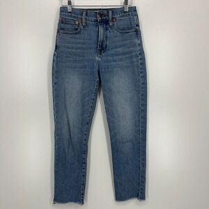 Madewell Jeans Women's 24‎ Blue The Perfect Vintage Crop Jean